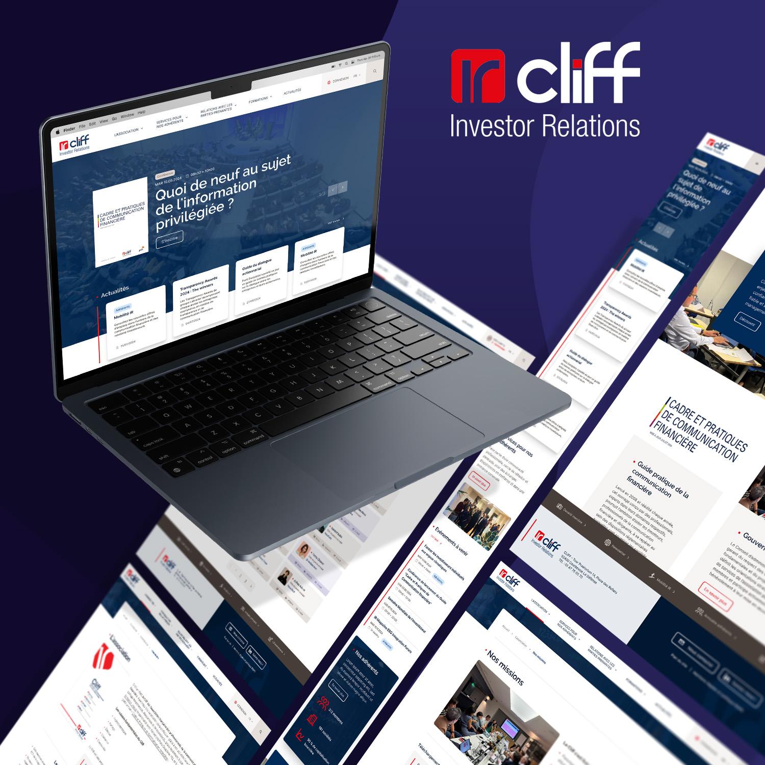 Un site web pour l'Association CLIFF